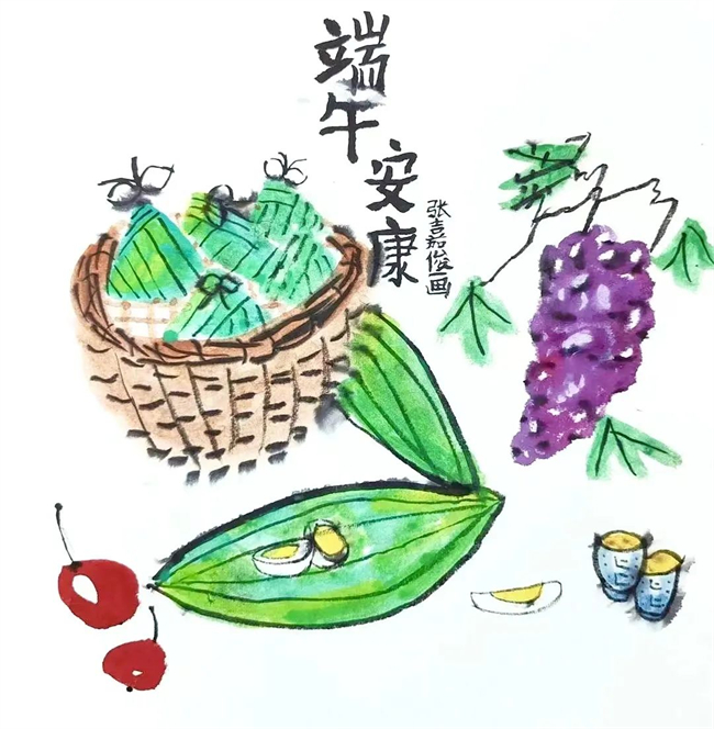 張嘉俊  《濃情端午》  中國畫.jpg