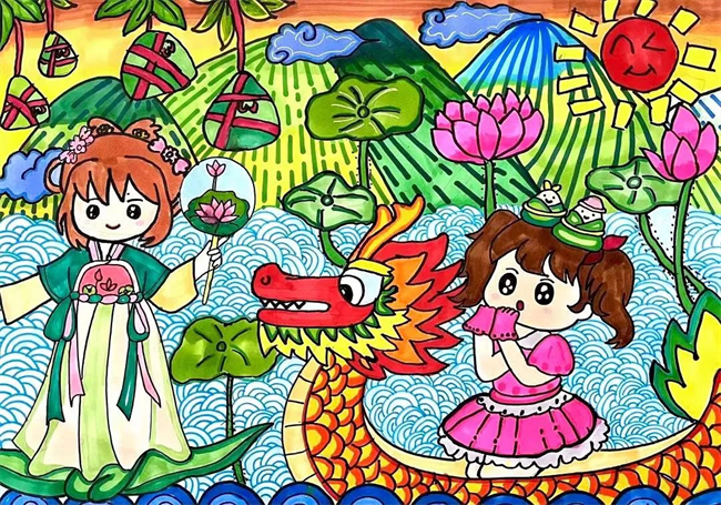 甄冰冰 《與粽不同》 兒童畫.jpg
