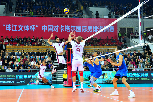 旅游+體育：2020年1月3日晚，作為第三屆廣東萬(wàn)人游臺(tái)山系列活動(dòng)之一的“中卡國(guó)際男排邀請(qǐng)賽”成功舉辦，吸引廣大市民和游客前往觀看，游覽臺(tái)山景點(diǎn)。.jpg