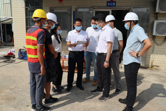 疫情防控不松懈  工程建設不停歇--市水利局局長鄭卓世檢查在建水利工程疫情防控和工程建設工作111.png