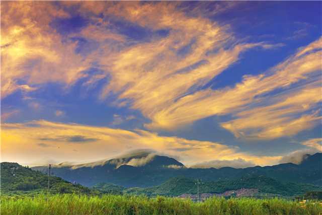 《北陡風(fēng)光之霞映紫羅山2》 李駒榮 攝 13902587087 (11).jpg